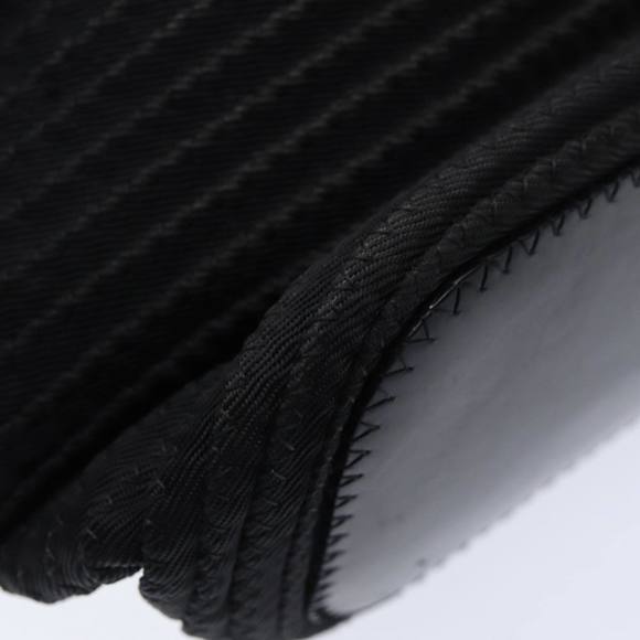 GUCCI Bamboo Hand Bag Nylon Black Auth am6667 - Picture 10 of 16